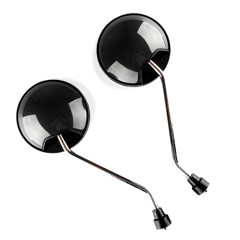 2-Pack Motorcycle Scooter Electric Motorcycle 8mm Rearview Side Mirrors Retro- n