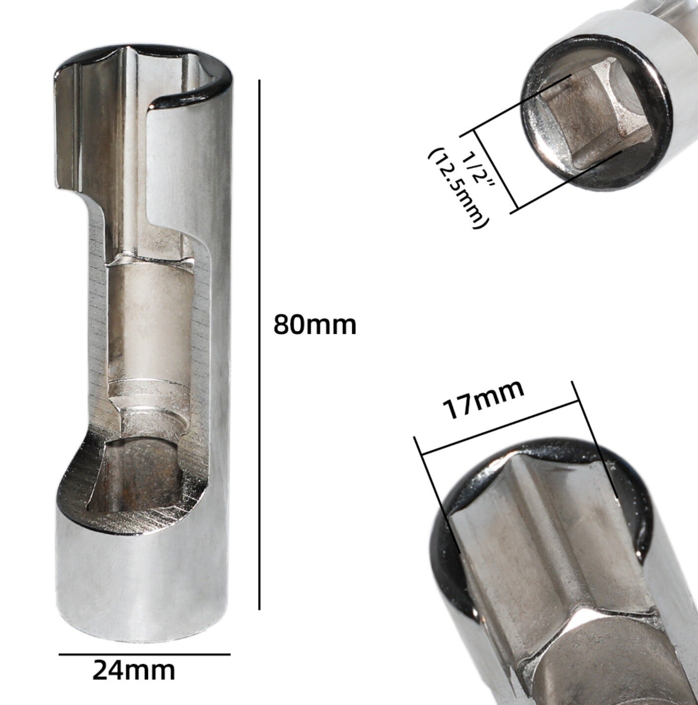 Fuel High Pressure Union Nut Socket for AUDI for VW Diesel 3.0L 4.0L T40055 Q