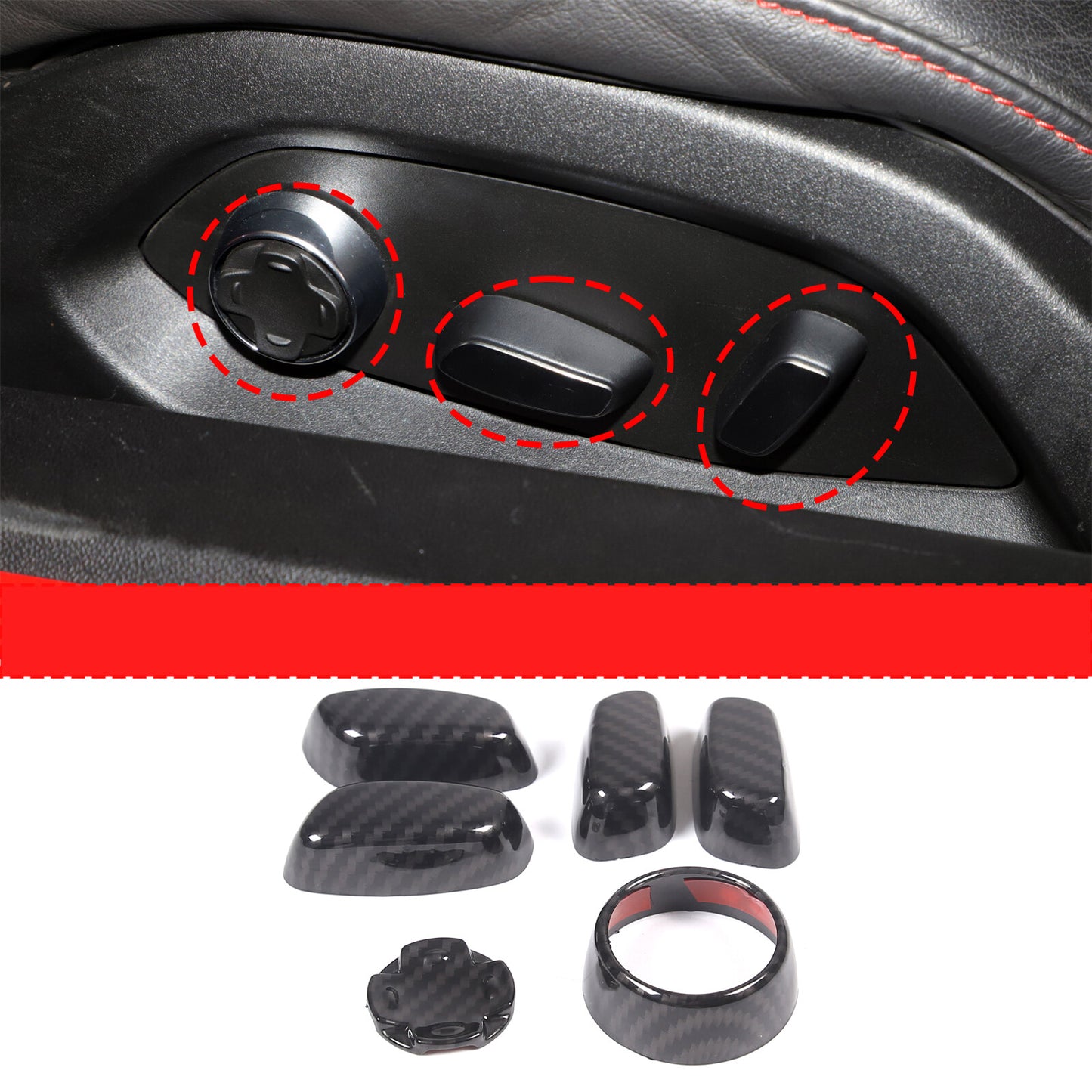 AC Climate Control Radio Volume Knob Ring Cover Piece for X5 X6 2014-2018- v