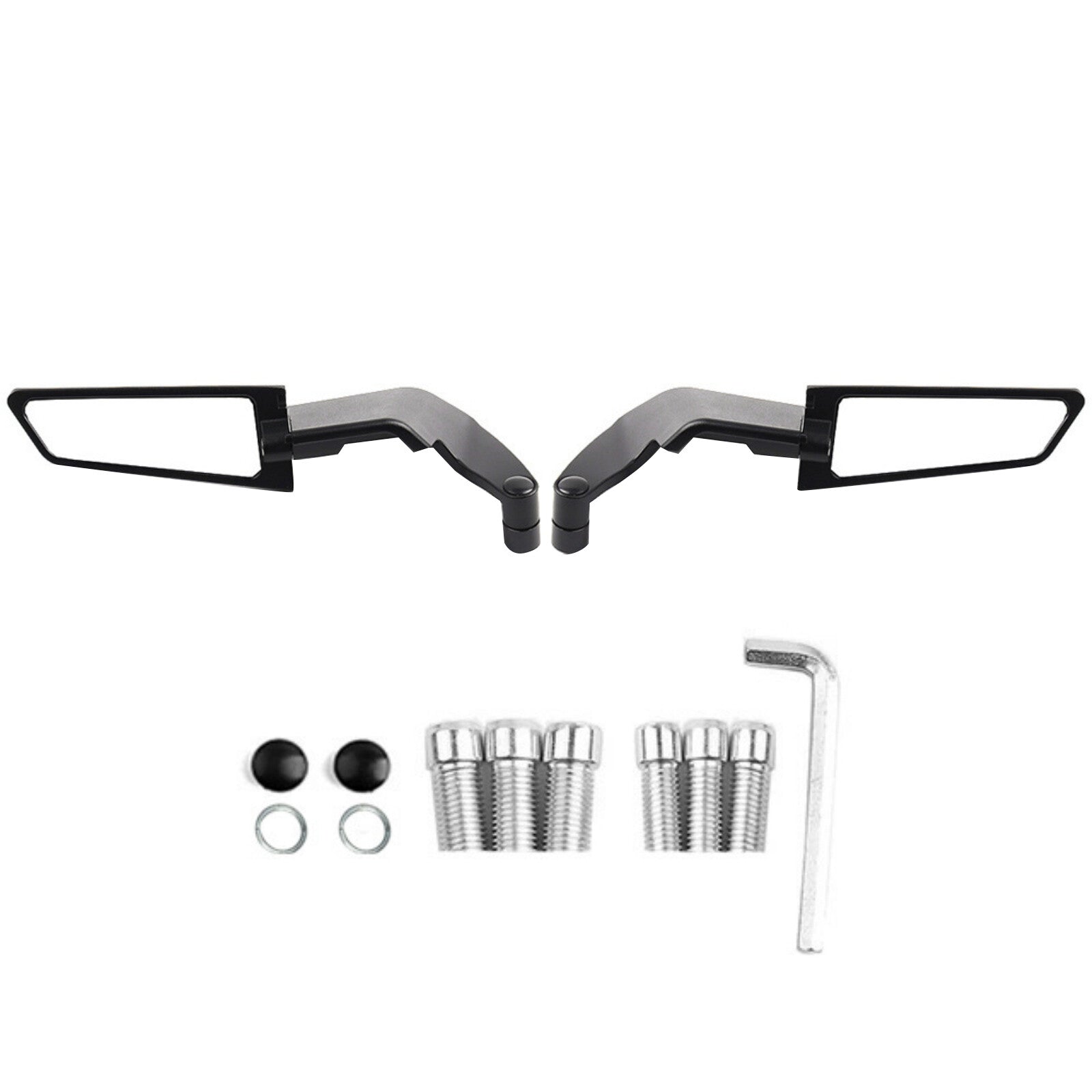 Aluminum Alloy Rotate Stealth Winglets Motorcycle Mirror for YAMAHA MT 09