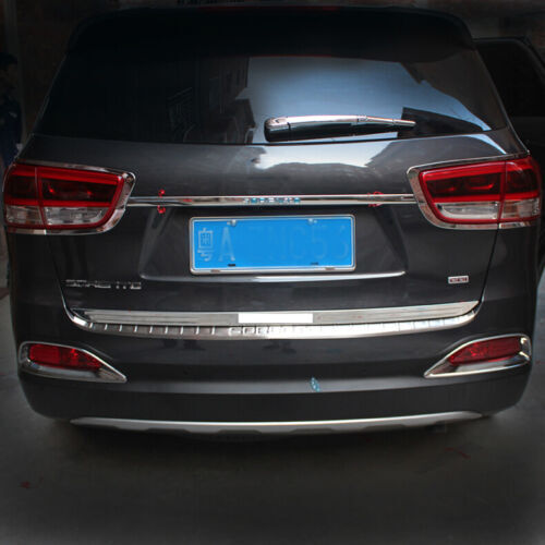 for Kia Sorento 2016-2018 Chrome Tailgate Rear Trunk Lid Cover Trim Garnish 1Pcs