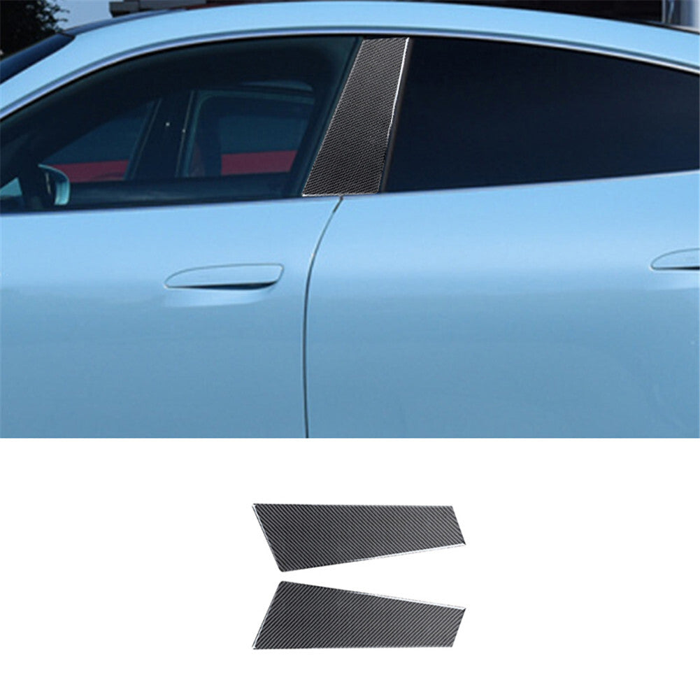 Red Carbon Fiber Center Control Panel Cover Trim for Mustang 2005-2009 v