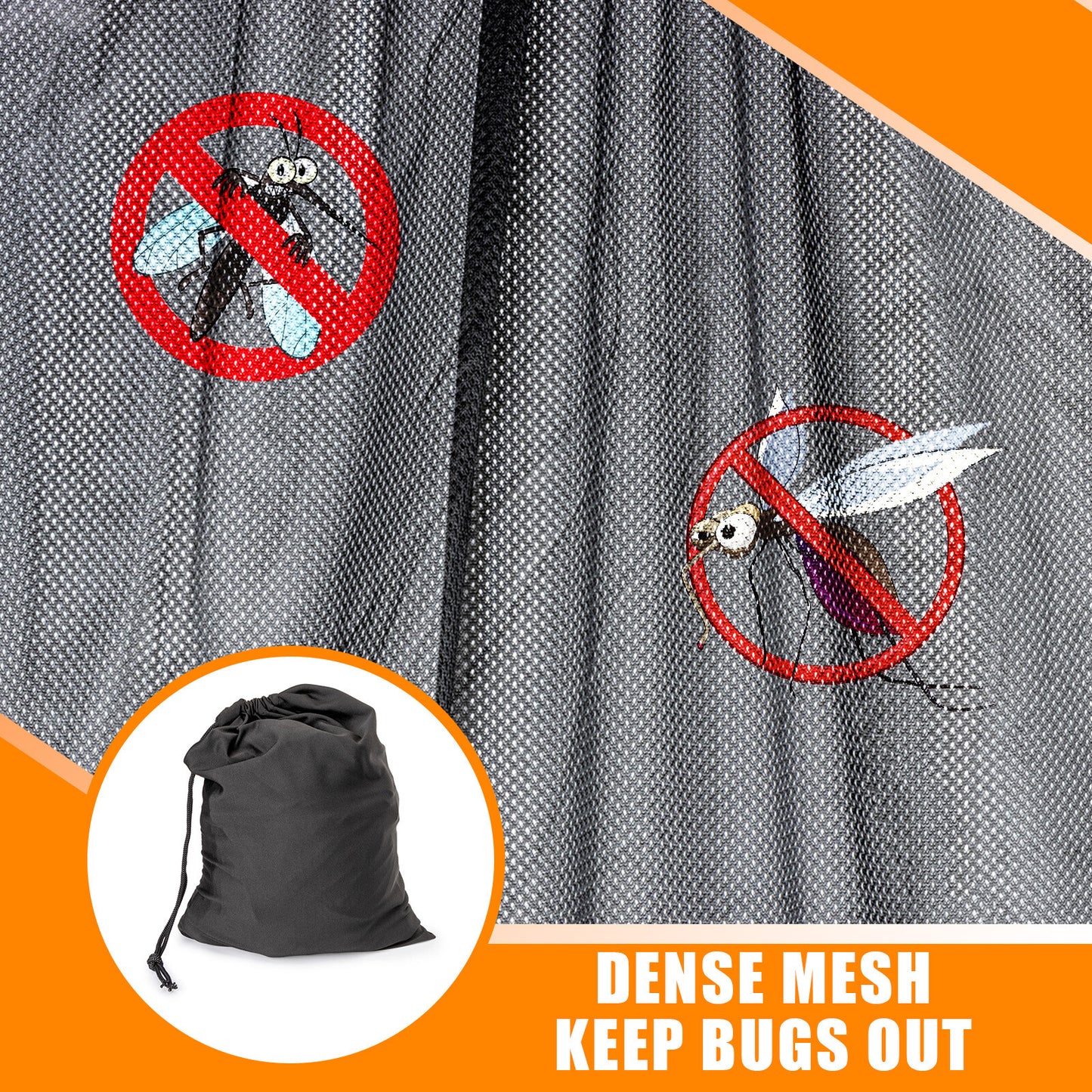 Magnetic Fly Screen For Standard Roof Camper Van Bug Mesh Mosquito Net Screen AU Q