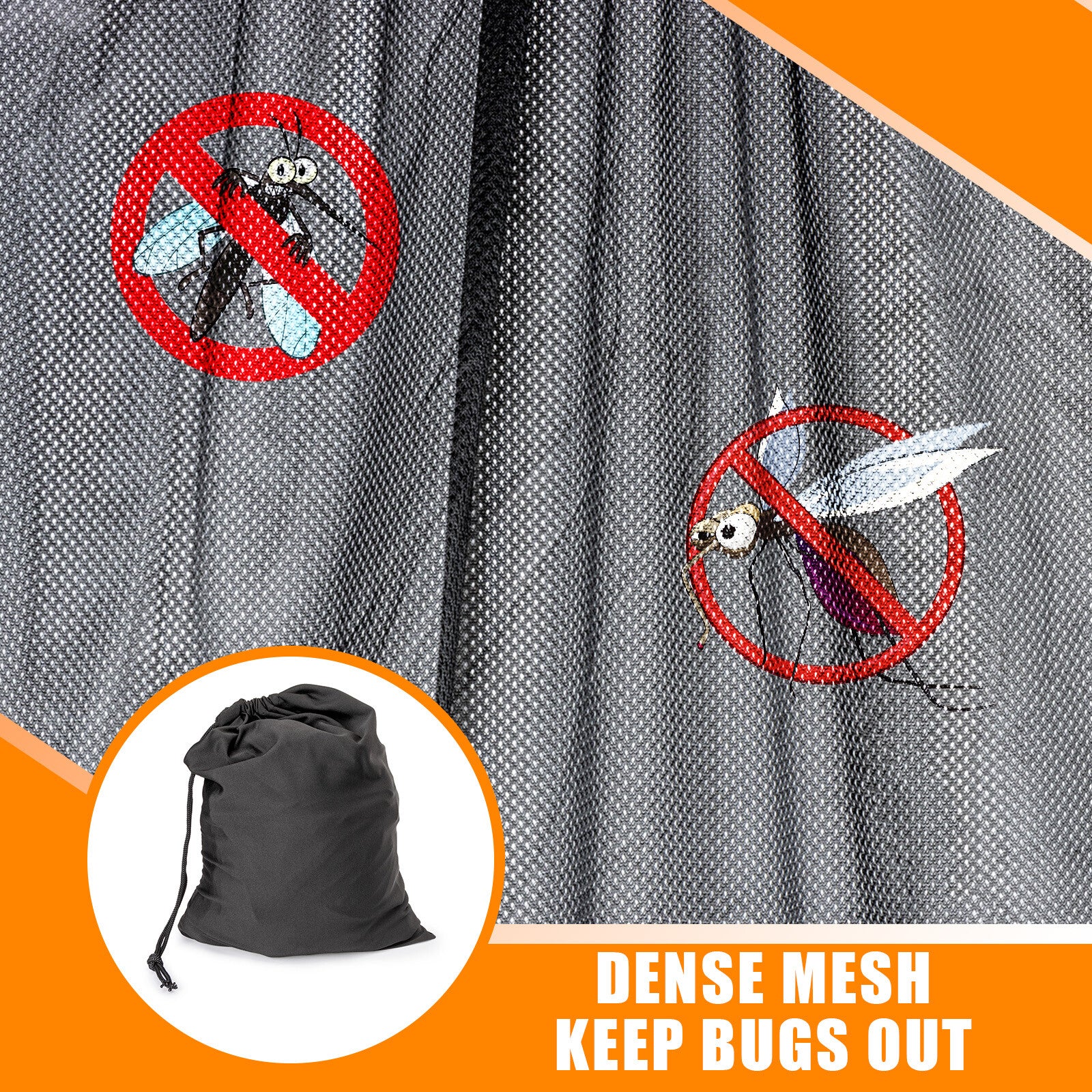 Magnetic Fly Screen For Standard Roof Camper Van Bug Mesh Mosquito Net Screen AU Q