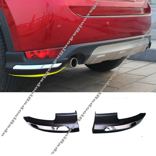 for Mazda CX-5 2017-2021 Black Rear Bumper Lip Chin Spoiler Splitter Guard cover