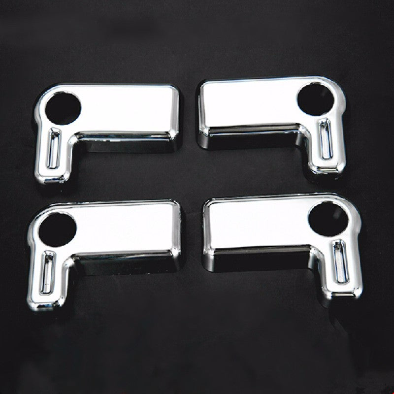 Fits for Jeep for Wrangler JK Sports Sahara 07-17 Roof Remove Handle Cover Chrome Trim