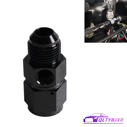 8AN Straight Fitting Adapter AN8 Male to Female 1/8NPT Gauge Port Fuel Hose