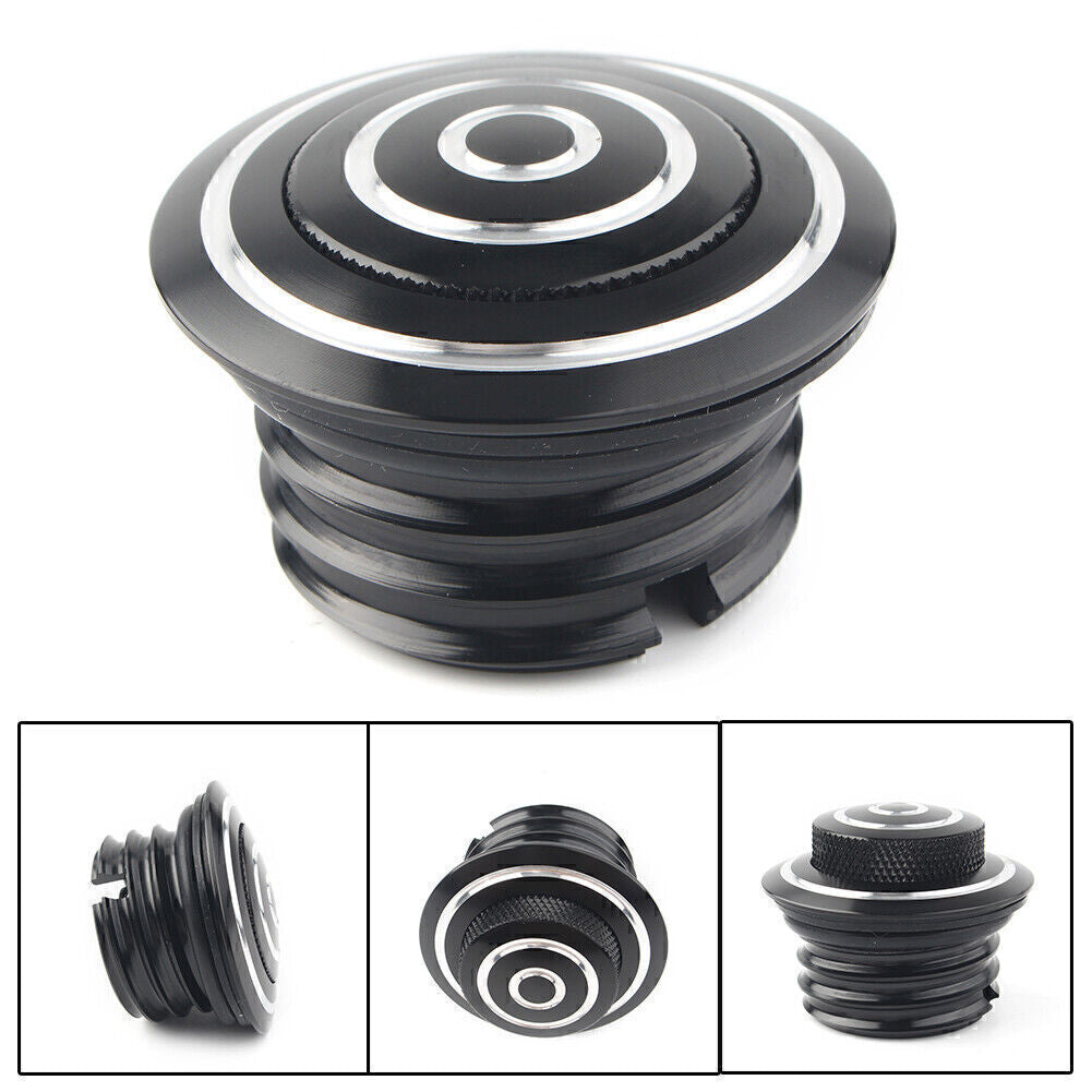 CNC Gas Cap Fuel Oil Tank Cover for Harley Sportster XL883 XL1200 48 72 1996 -16