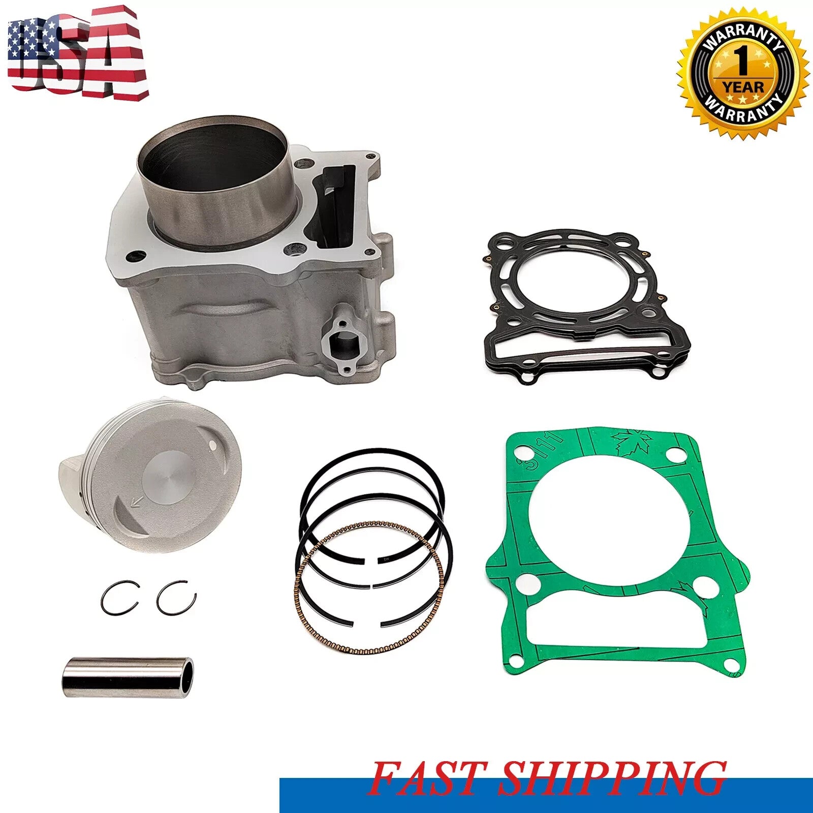 Cylinder W/Gasket Repair Kit For Hisun 550 Sector Strike Cub Cadet Tactic UTV