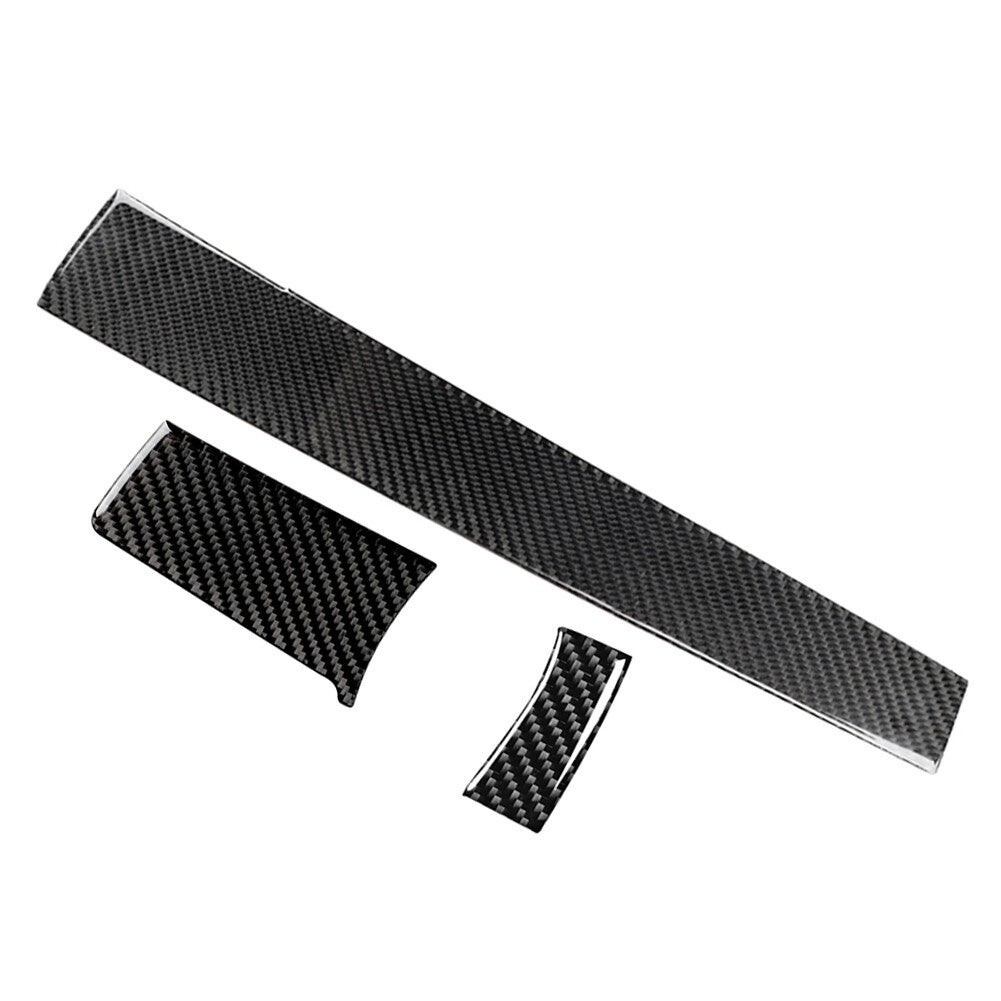 3Pcs Carbon Fiber Dashboard Center Console Cover for Honda for Civic 10th Gen 16-21