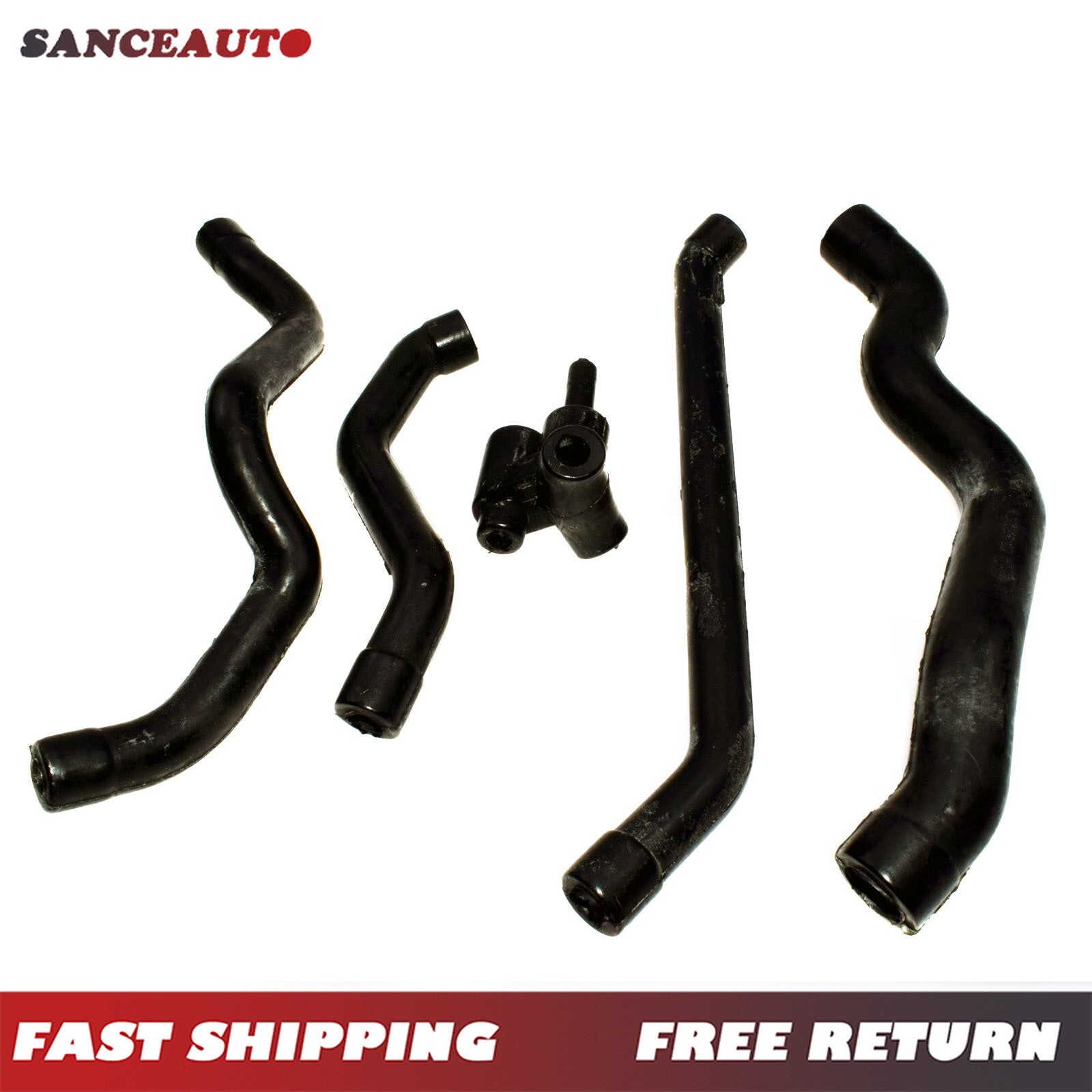5-piece crankcase ventilation intake hose kit for Mercedes 1120180282- n