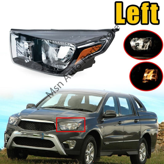 Left For 2013-2023 for Ssangyong Actyon Sport Headlights Running Light Assembly