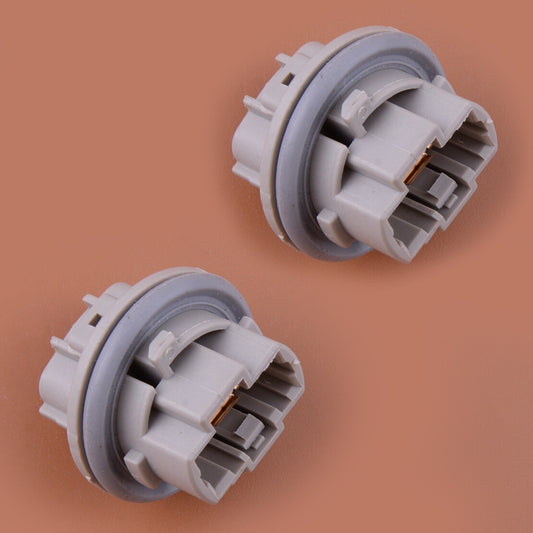 2Pc Front Turn Signal Light Bulb Socket Fit For Tundra Sequoia Highlander v