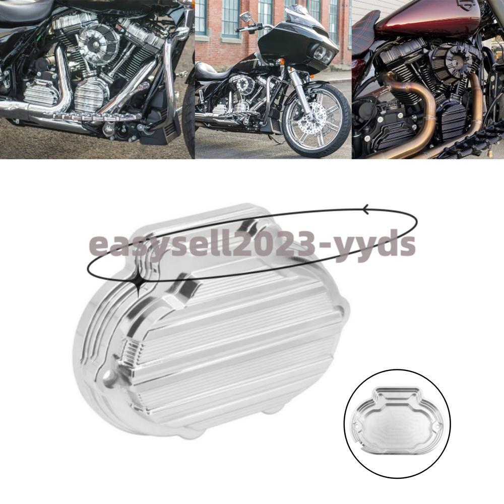 Chrome CNC Gauge Motorcycle Transmission Side Cable Clutch Cover Fit For Touring