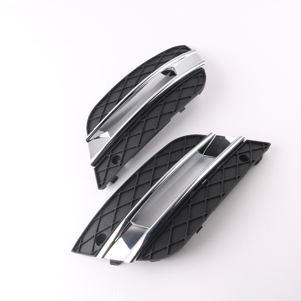 1 Pair Front Bumper Grille Fog Light Cover for Mercedes ML-Class 2009-2011 LHRH