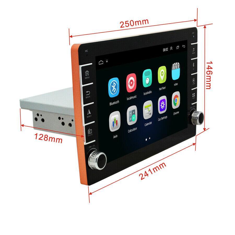 Android 8.1 Touchscreen Stereo Radio MP5 Player Kit with GPS/WiFi/FM/USB, Car-Friendly n