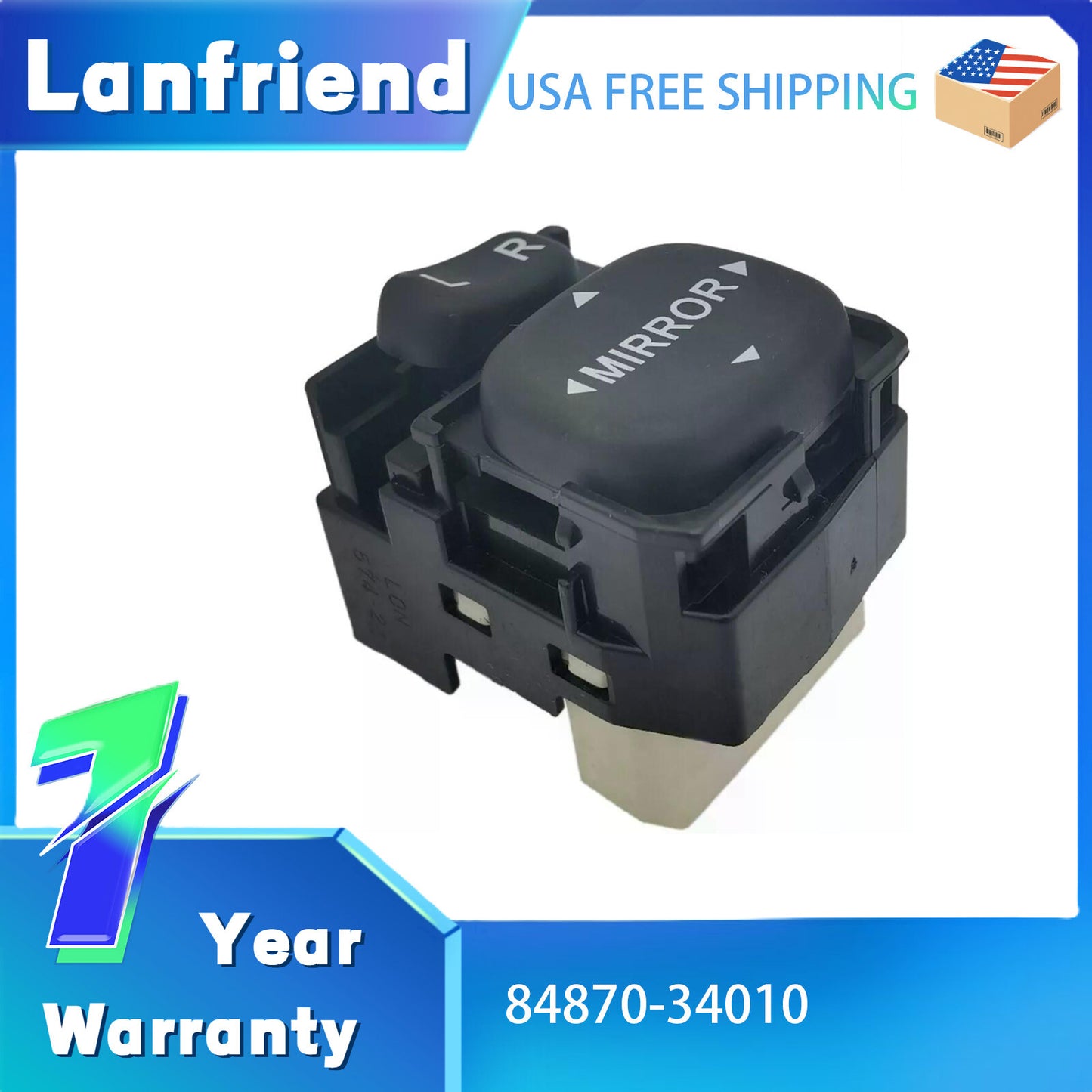 8487034010 Mirror Switch Fit for Toyota for Corolla Prius Yaris 2010-2018