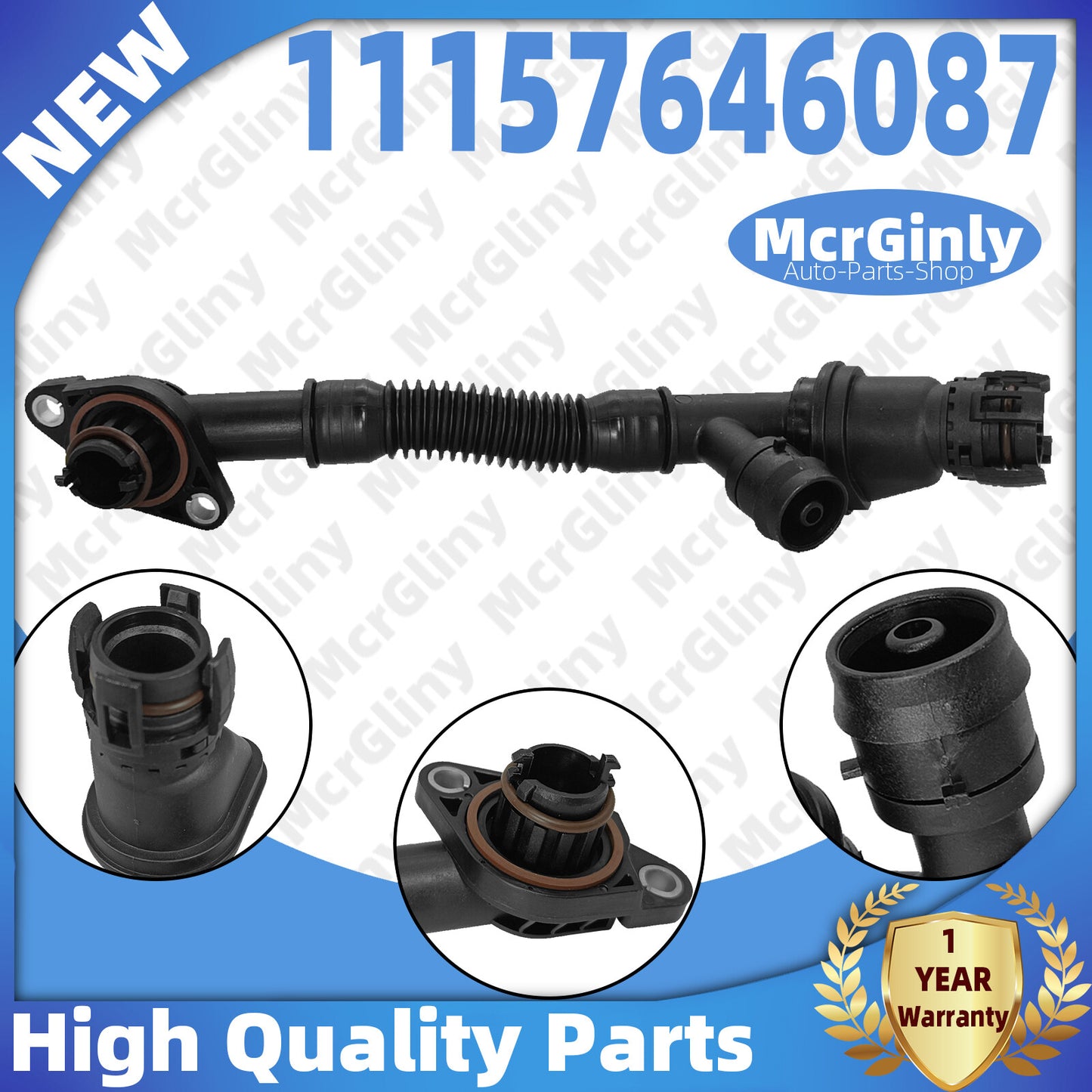 4.4 Left crankcase ventilation hose 11157646087 111575643 Applicable to 550i 650i 750i n