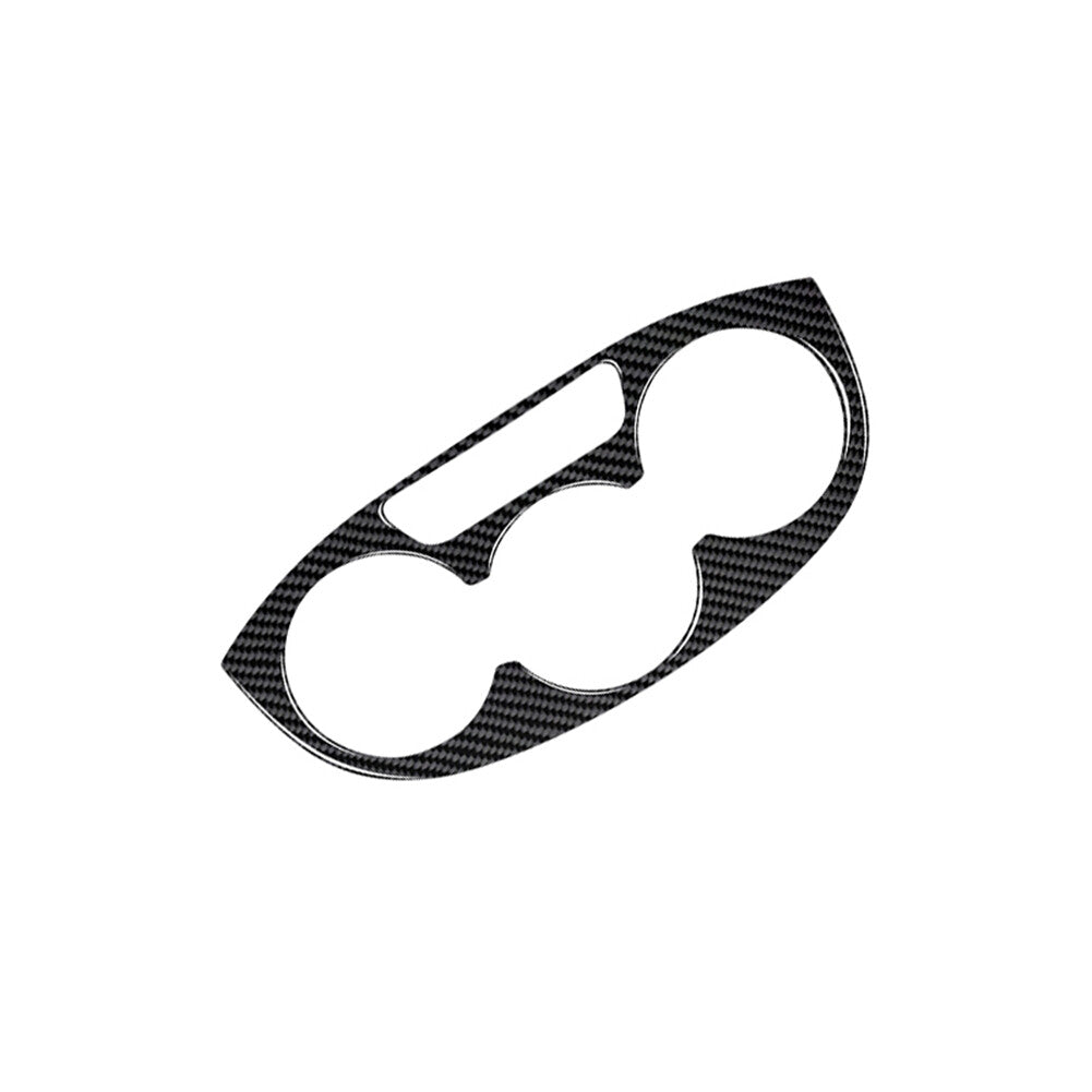 7Pcs Carbon Fiber Interior Steering Wheel Cover Trim for Mazda CX-9 2010-2015 v