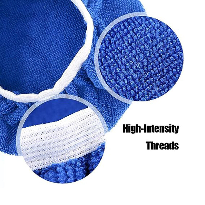 2Pcs 5-6 inch Lambs Wool Buffing Polishing Pads Bonnet Sanding On Car Buffer Pad Q