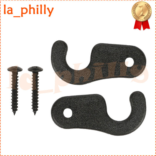 2X Sun Visor Clips  Screws for Jeep 2018  er JK JL JT Gladiator for Wrangler Q