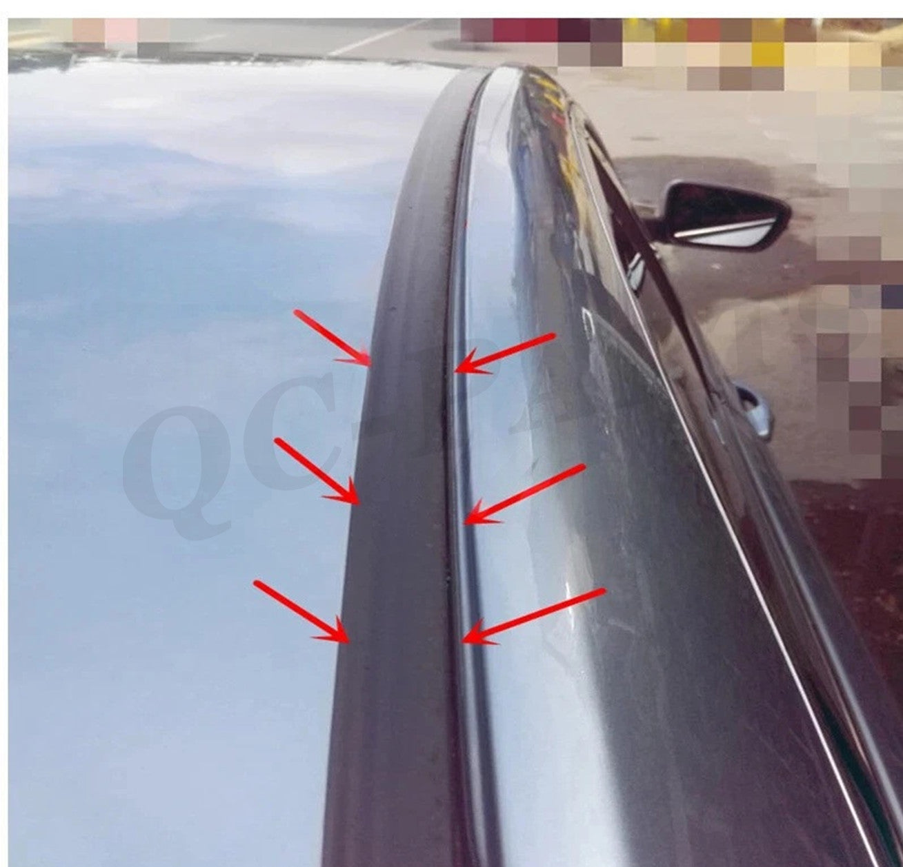 Replacement part for right side roof molding trim for 2009-2014 for Honda Fit 74316TF0003