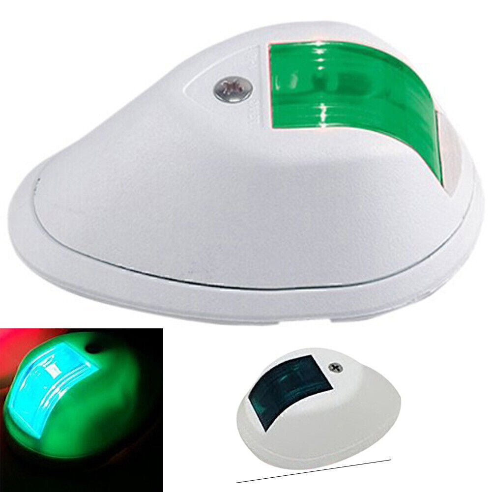 1x LED Navigation Sailing Light Waterproof Marine Boat Yacht Plastic Green n