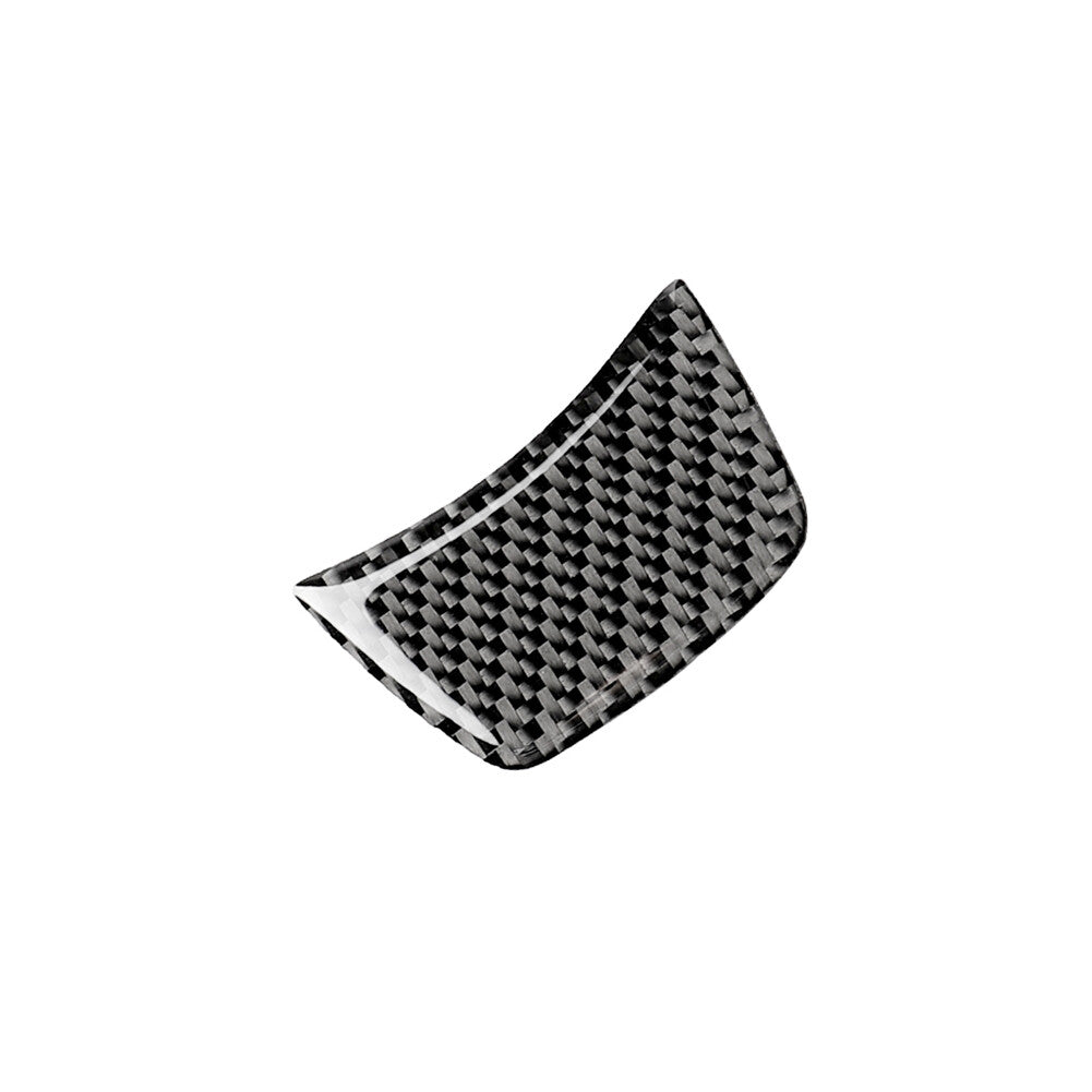 Carbon fiber steering wheel button trim for Audi A6 A7 2012-2018