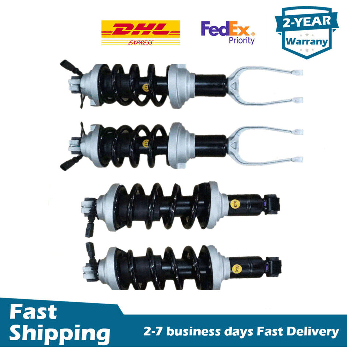 4PCS Front Rear Shock Struts Magnetic for Audi R8 4S for Lamborghini for Huracan 2015-21