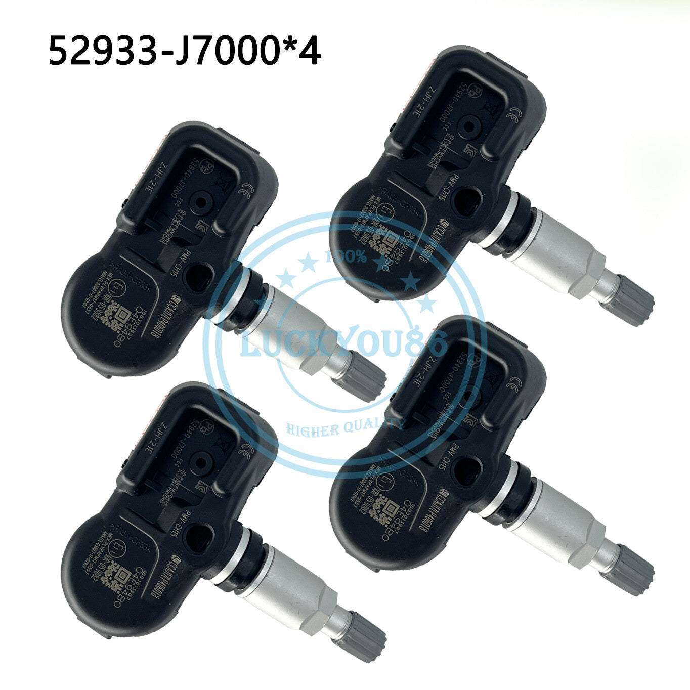 4pcs Tire Pressure Sensor Tpms 52940-J7000 For 2019 for Kia Forte Ceed 433MHz