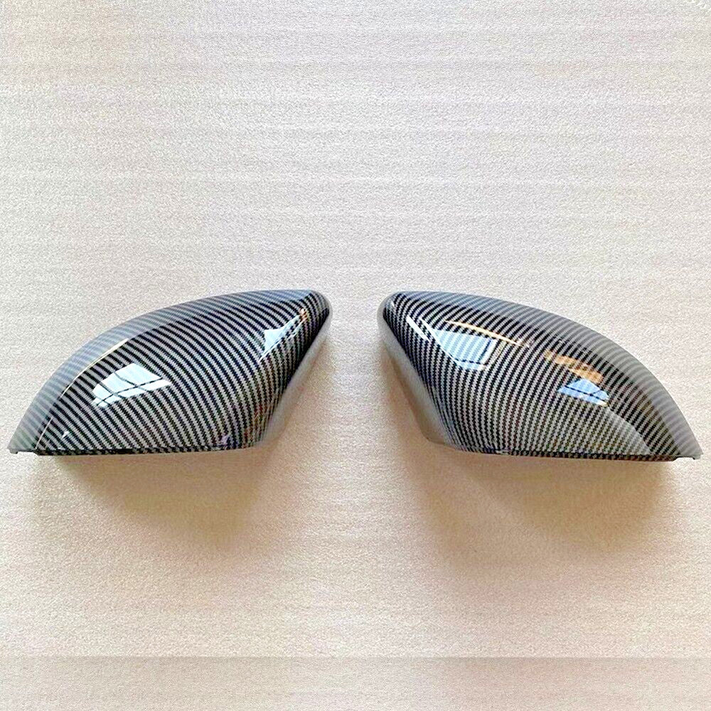 Carbon Fiber Style Replacement Mirror Cover Caps for Range Rover Sport 2014-2022