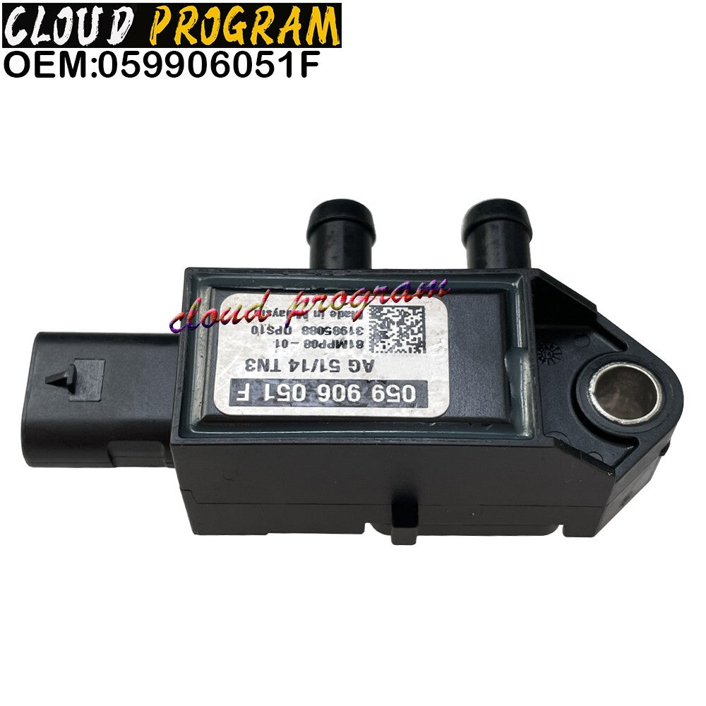 059906051F Exhaust Differential Pressure Sensor for Audi A6 A7 for A8 Q5 3.0 TDi n
