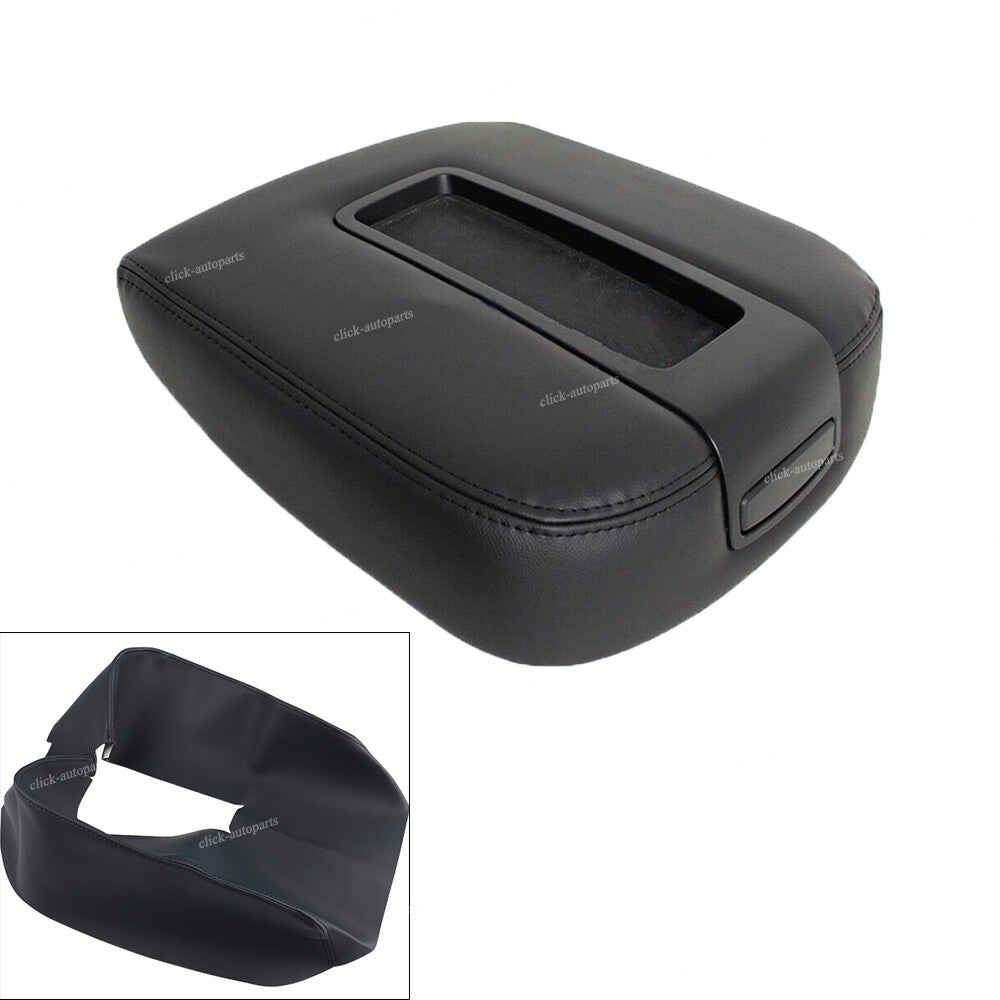 Synthetic Leather Console Lid Armrest Cover For 2007-2013 for Chevrolet Tahoe Q