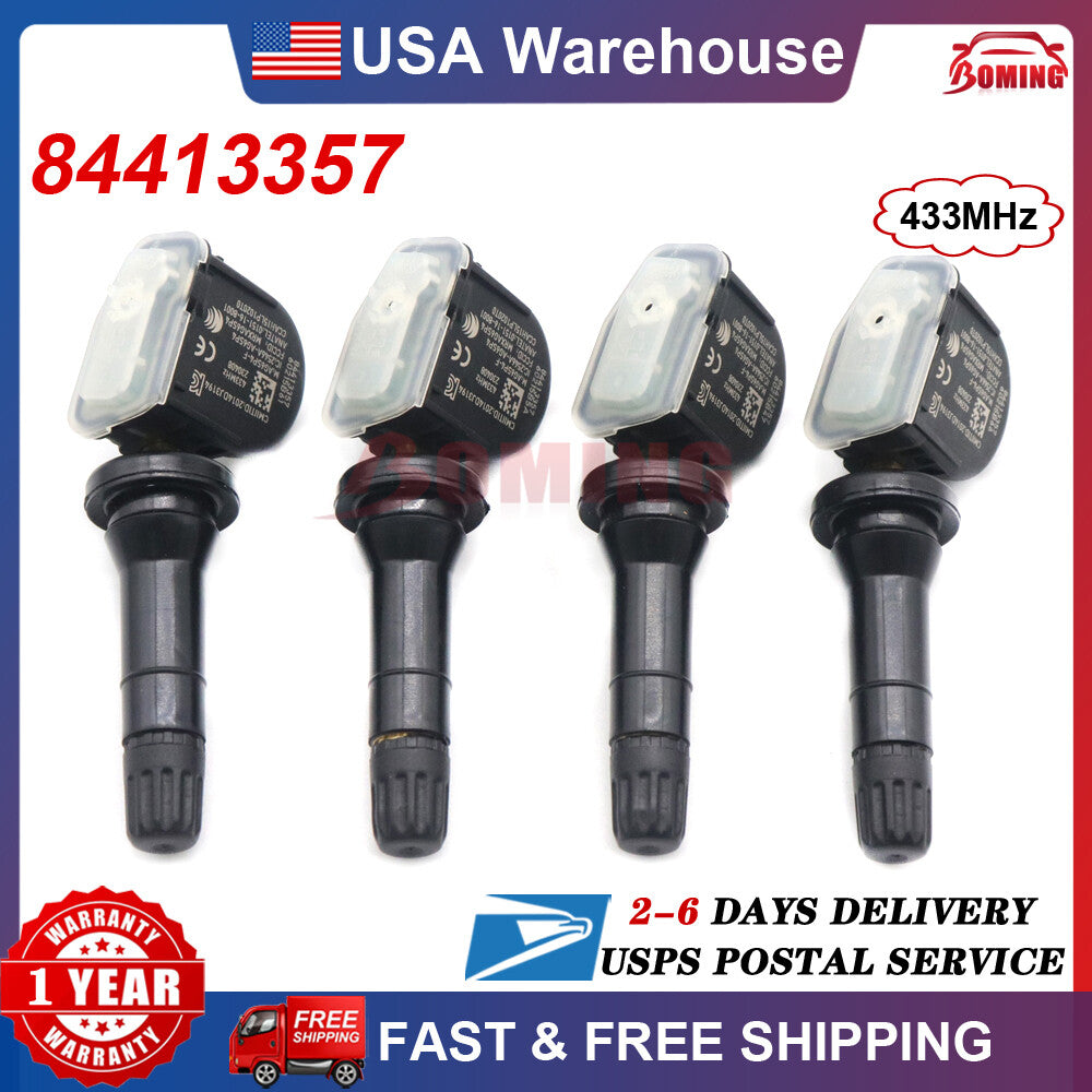 New 4PC 84413357 Tire Pressure Sensor for GMC for Cadillac for Chevy for Buick 2018-2022
