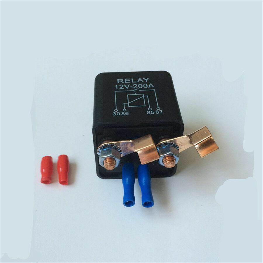 200 Amp Heavy Duty High Current Power Normally Open Battery Starter Relay ON/OFF