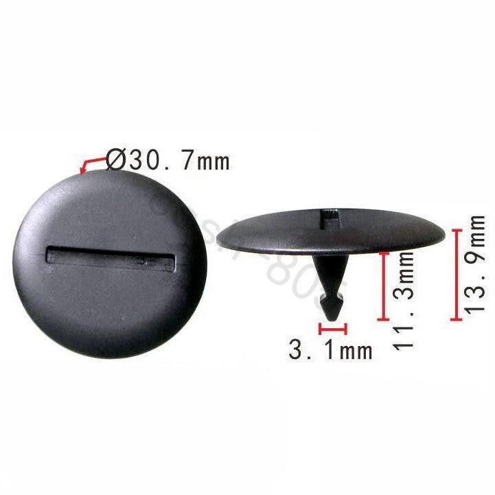 10 Pcs Car Rocker Panel Sill Moulding Trim Clips for Mercedes-benz