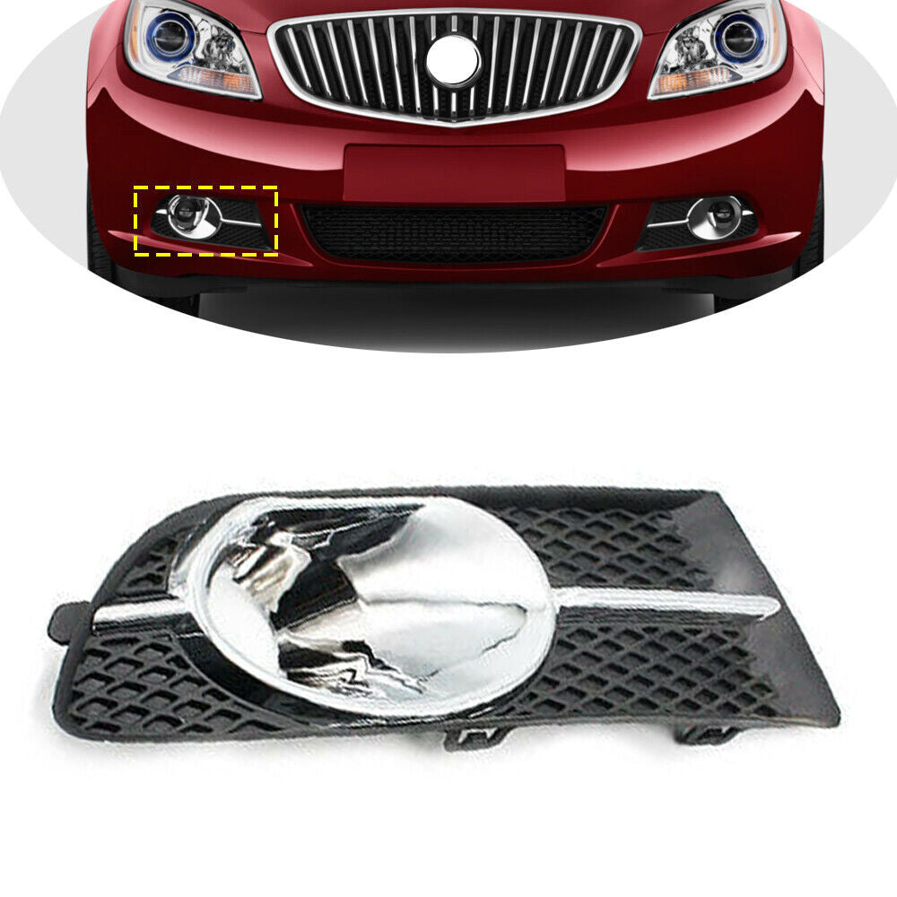 Front Fog Driving Light Cover Grille for Buick for Buick Verano 2012-2017 1pcs Right