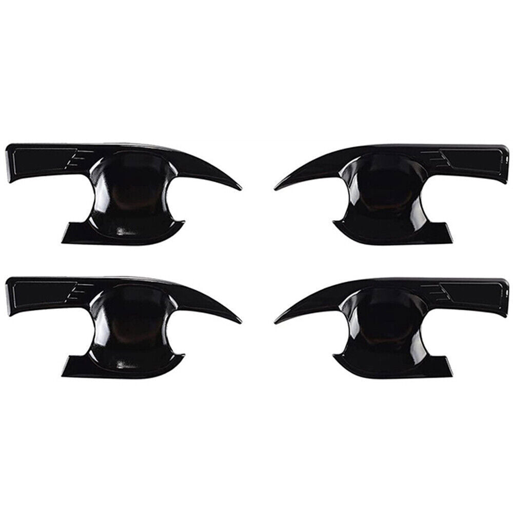 4Pc for TOYOTA 2018-2023 for Camry Gloss Black ABS Side Door Handle Bowl Covers Trim