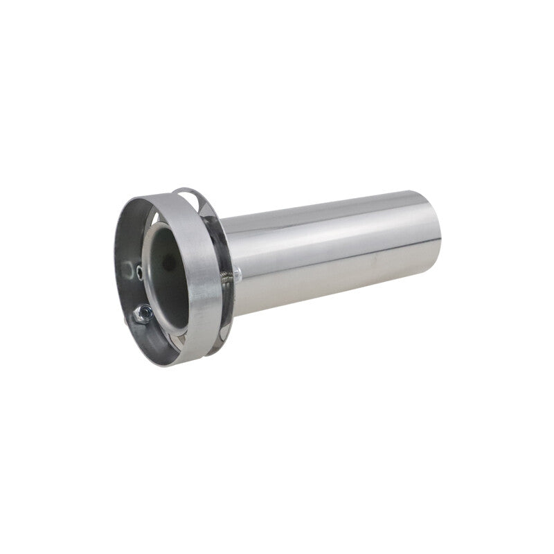 Universal 3.5-inch stainless steel exhaust muffler, round head muffler, adjustable and removable.