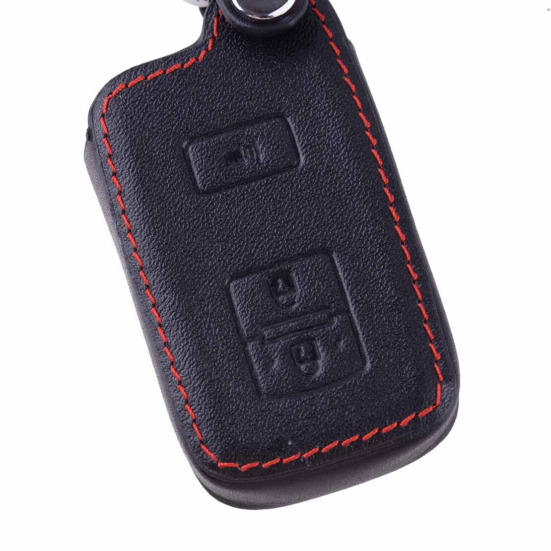 Car 3 Button PU Leather Remote for Smart Key Chain Cover Fit for Toyota RAV4 4Runner Q