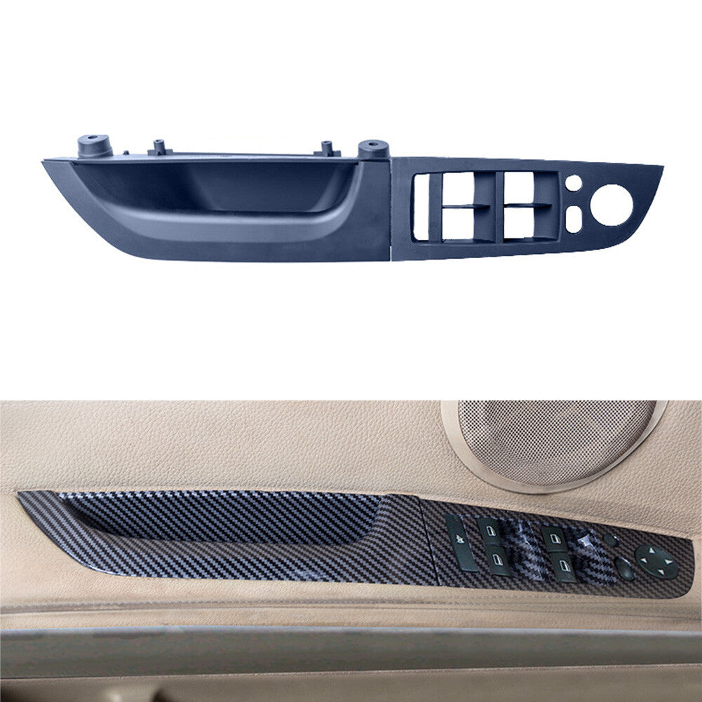 Interior Window Lift Panel Switch Cover Fit for BMW 3 Series E90 2005-2012 Black LHD