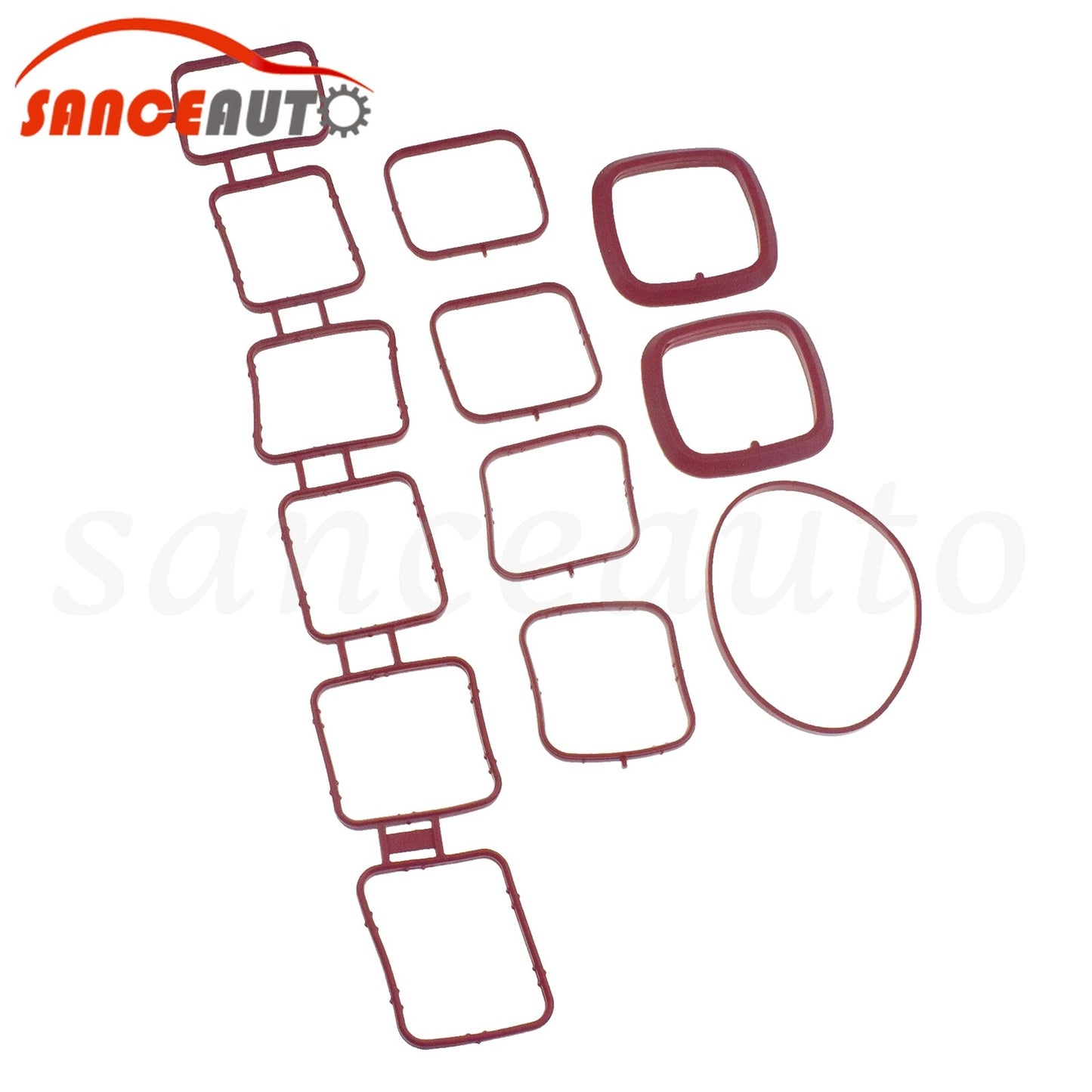Upper and lower intake manifold gasket kit suitable for Passat CC Atlas and for Audi Q7 3.6L V6 n