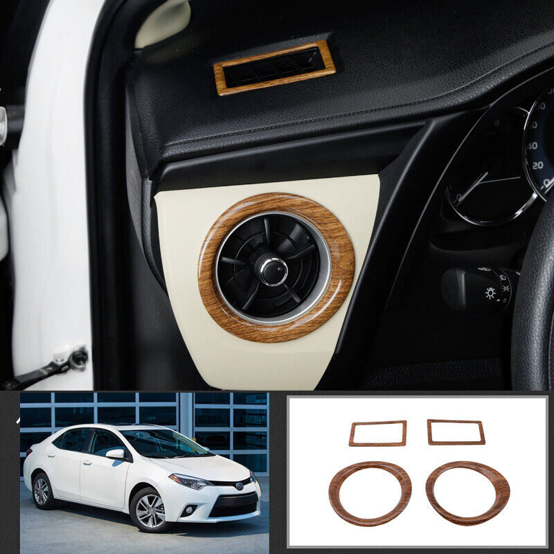 ABS Carbon Fiber Center Center Gear Shift Frame Trim for Tacoma 11-15- v