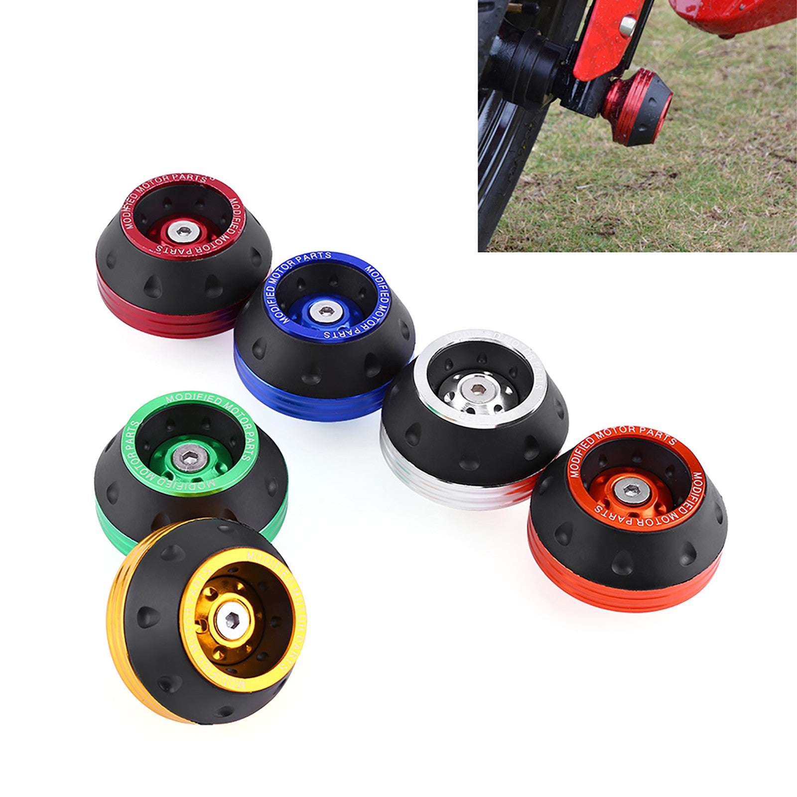 CNC Aluminum Front Fork Wheel Frame Sliders Motorbike Falling Protection Scooter