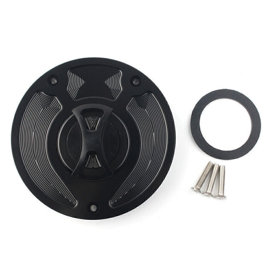 for Honda CBR1000RR Fireblade 2000-2019 Black Keyless Gas Fuel Tank Cap Cover Q