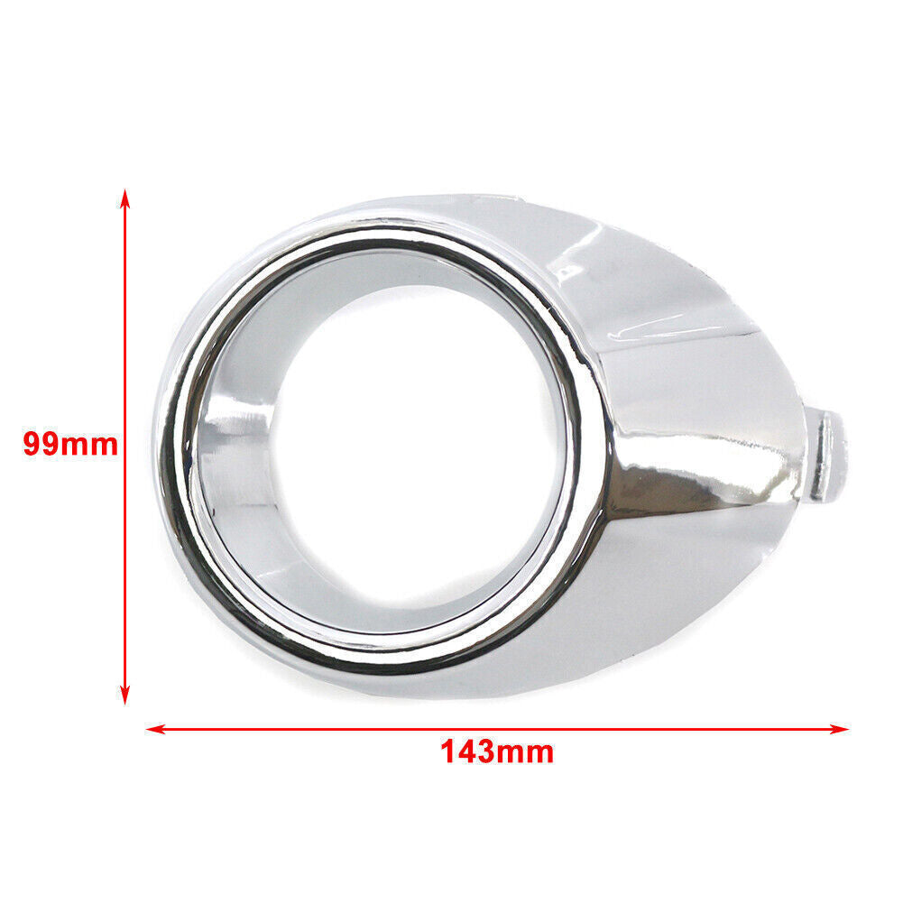 Nebelscheinwerfer-Rahmen-Umfangsabdeckung Trim f¨¹r for Ford Fiesta 08-12 Chrom recht
