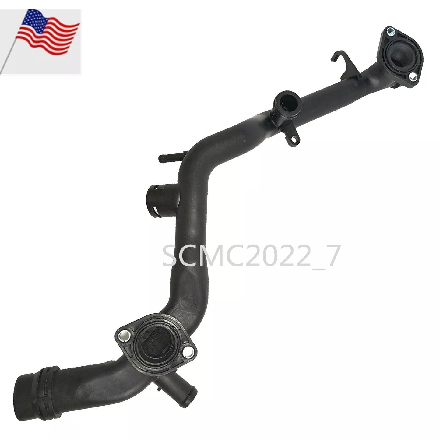 3.0T Engine Coolant Pipe Water Hose Fit for VW Touareg for AUDI S4 S5 Q706E121045Q