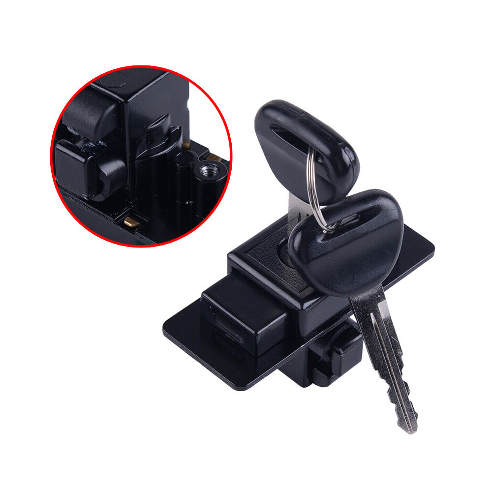 Glove Box Compartment Squeeze Latch with 2 Keys for Mitsubishi Montero for Pajero Q