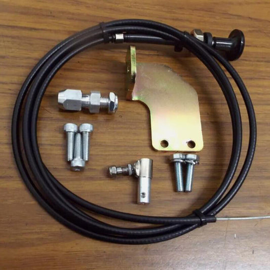 P7100 P-pump Manual Fuel Shut Off Solenoid Kit Cable for Dodge 12v 6/4bt n