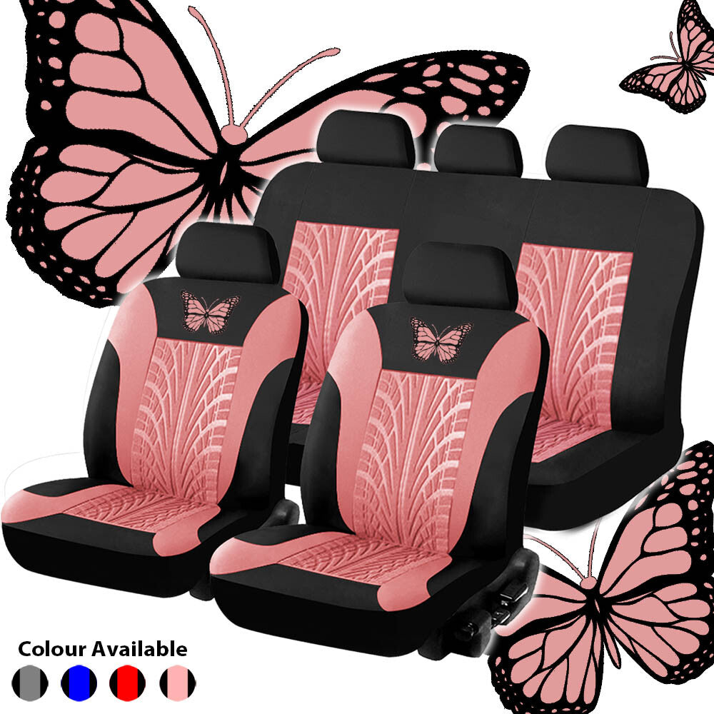 9 Pieces Car for Seat Covers Protector Front & Rear Full Interior Set For 5- for Seat Car